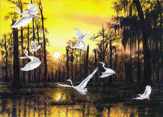Egret Flight