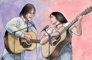 Gram Parsons and Emmylou Harris