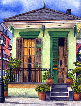 Green Shotgun House