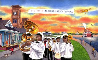 Algiers Tricentennial poster